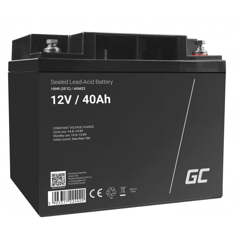 Akumuliatorius Green Cell AGM VRLA 12V