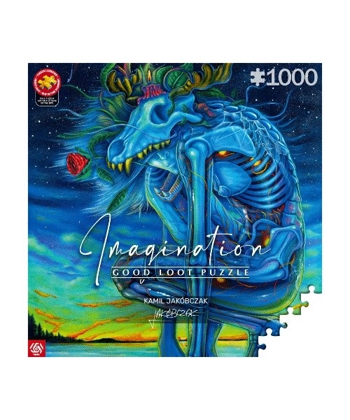 Puzzle 1000 imagination kamil jakóbczak white