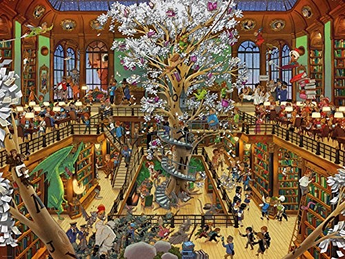 Puzzle 1500 Library (Puzzle+poster)  Oesterle GXP-636867