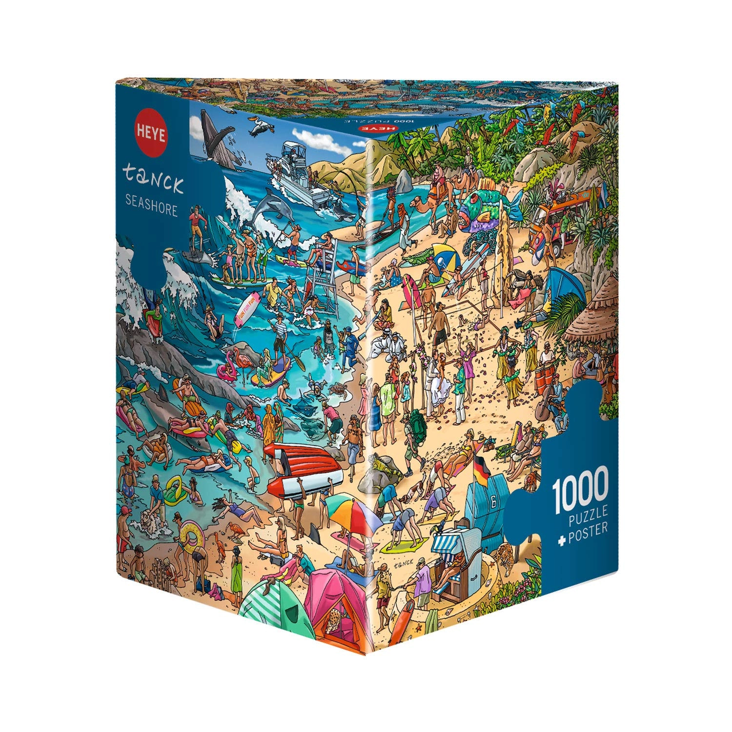Heye Puzzle 1000 elementów Zwariowana plaża
