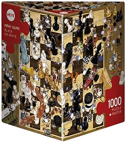 Heye Puzzle 1000 elementów Black or