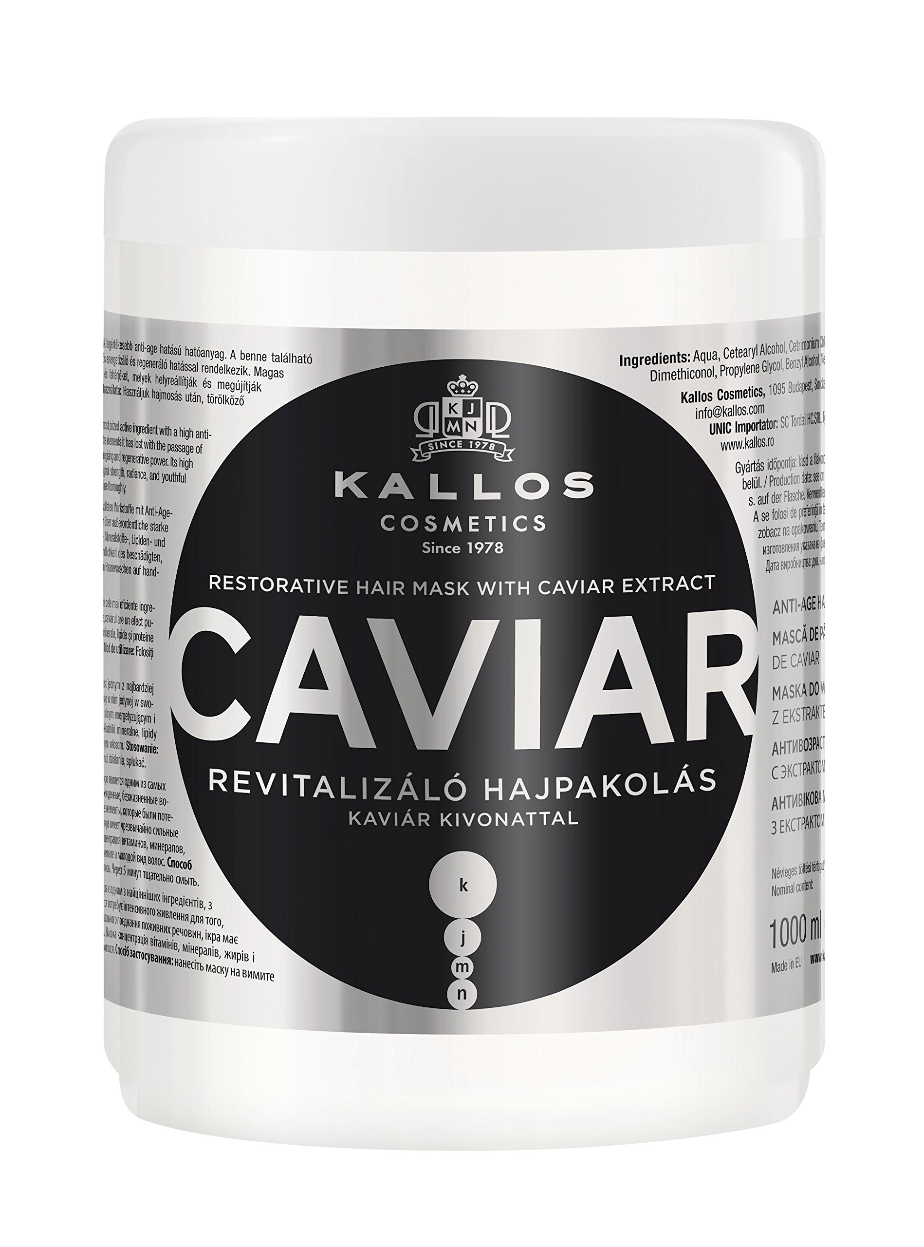 Kallos Caviar Anti-Aging Hair Mask 1000