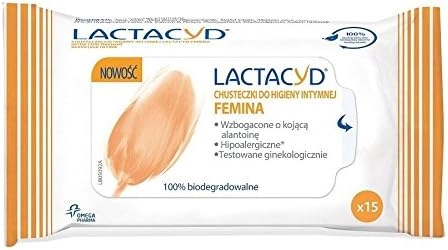 LACTACYD Femina chusteczki 15szt ( 5391520943560