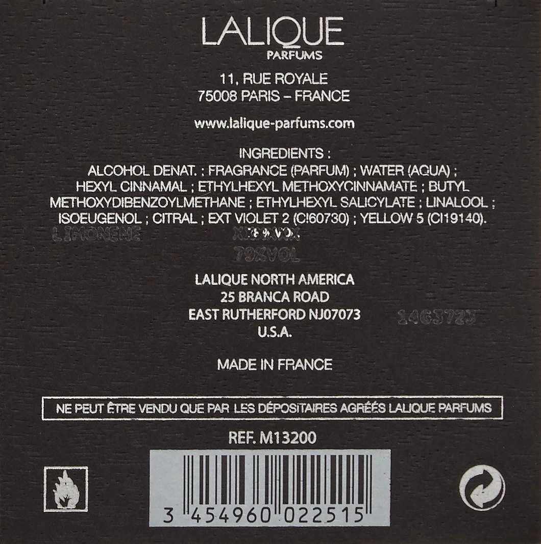 Lalique Encre Noire EDT 50ml (