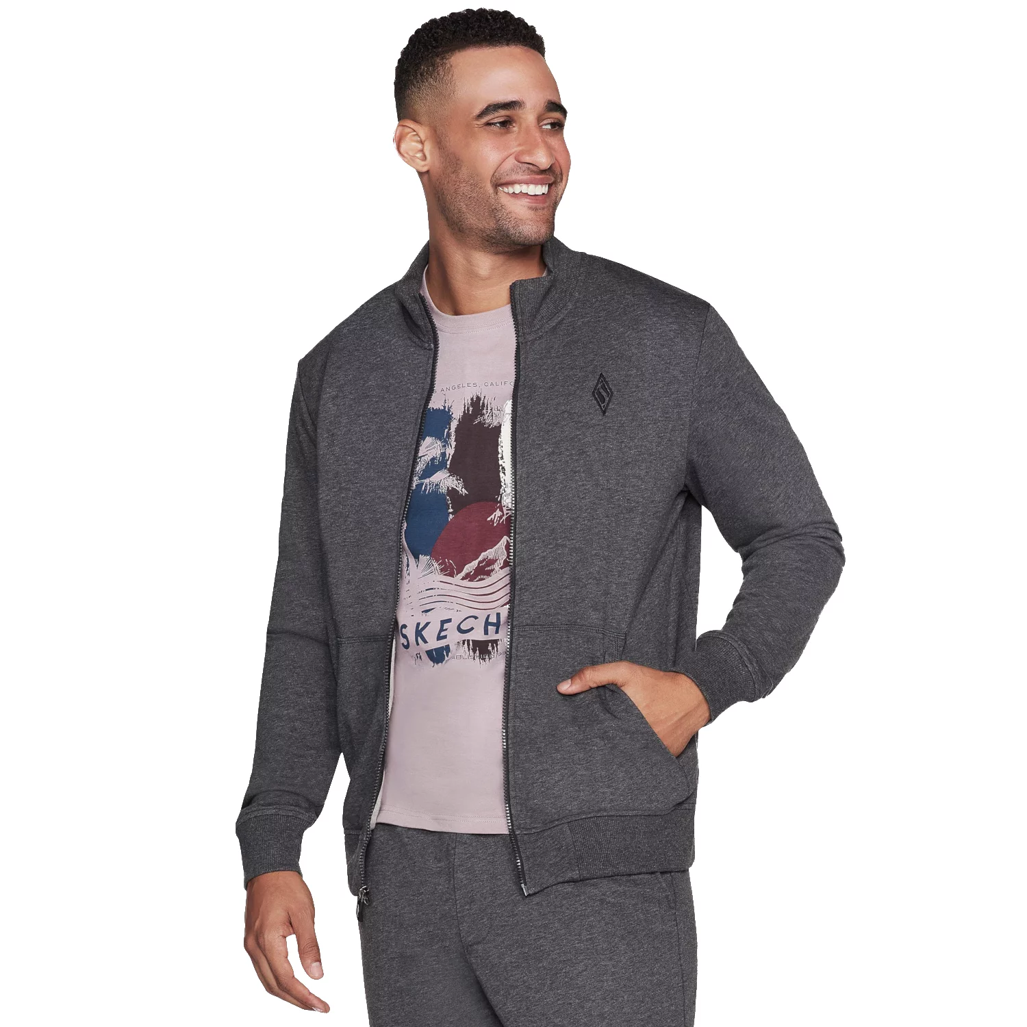 Skechers The Hoodless Hoodie M3JA195-CHAR -
