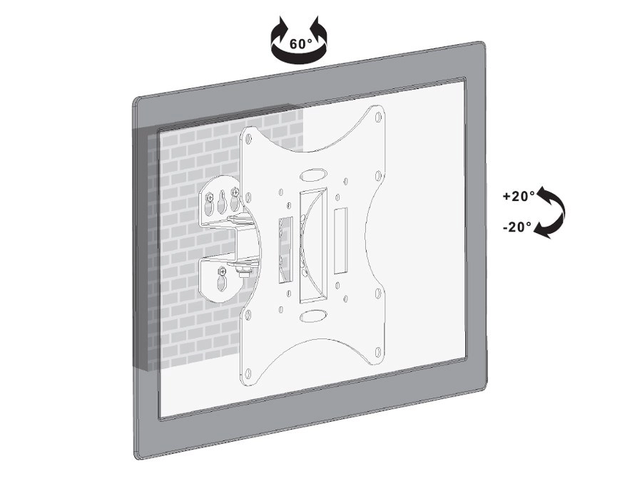 TV mount lub monitora Maclean MC-501A