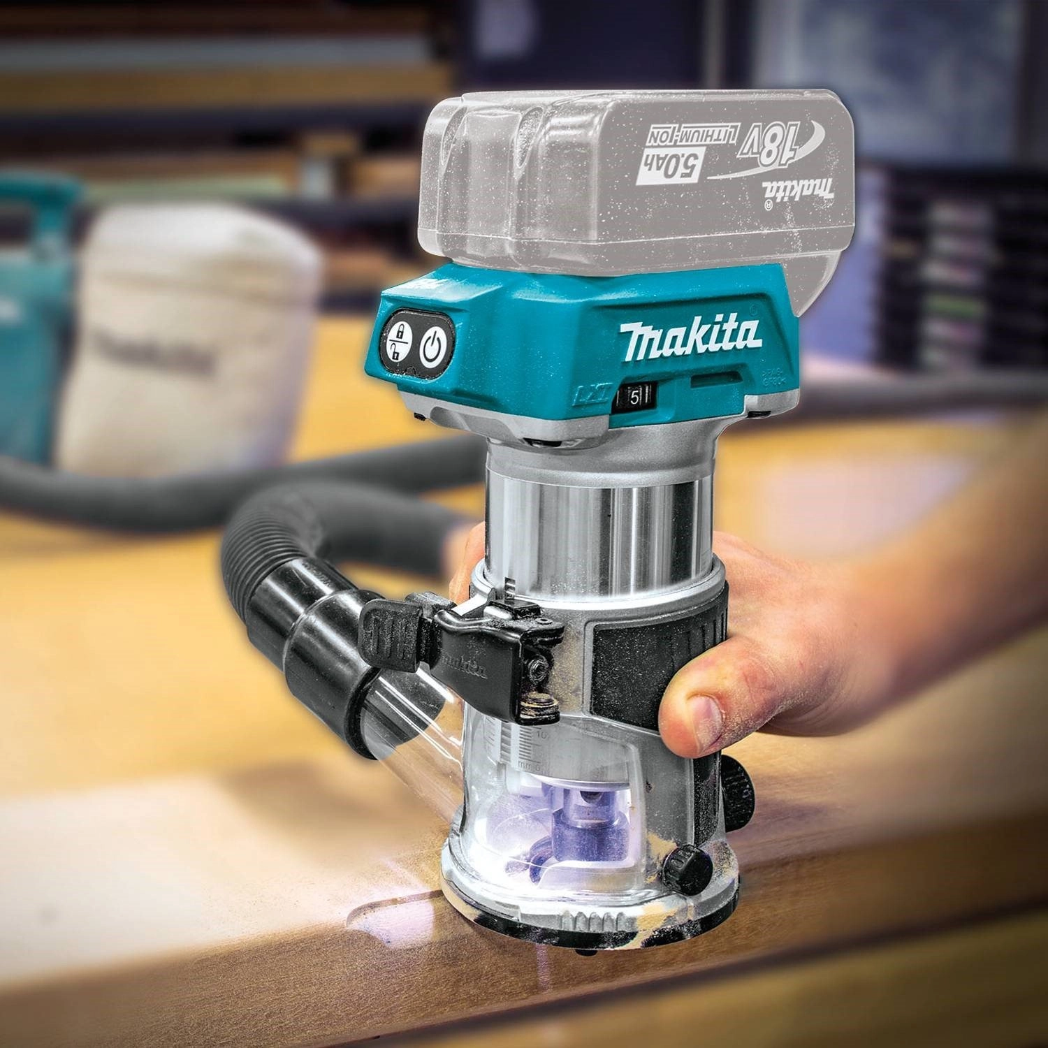 MAKITA 18V EDGE MILLING MACHINE WITHOUT