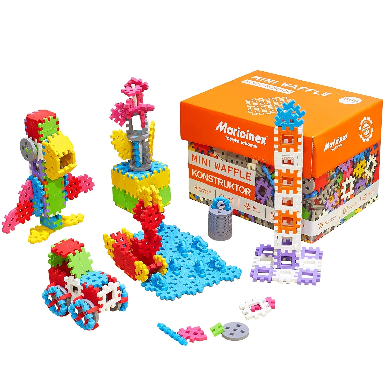 MARIOINEX Mini Waffle Building Blocks Constructor