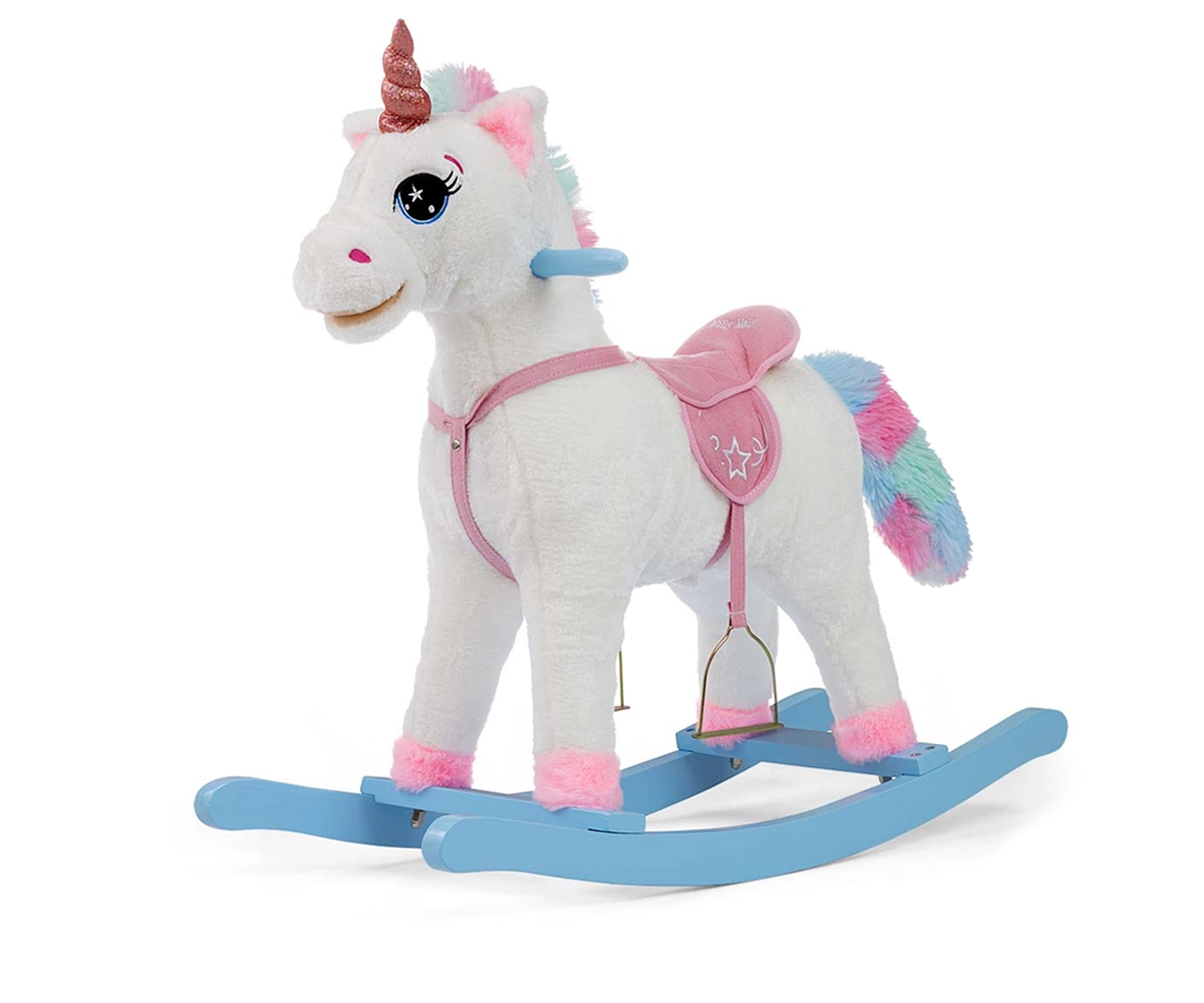 Milly Mally Rocking Horse Patches Unicorn