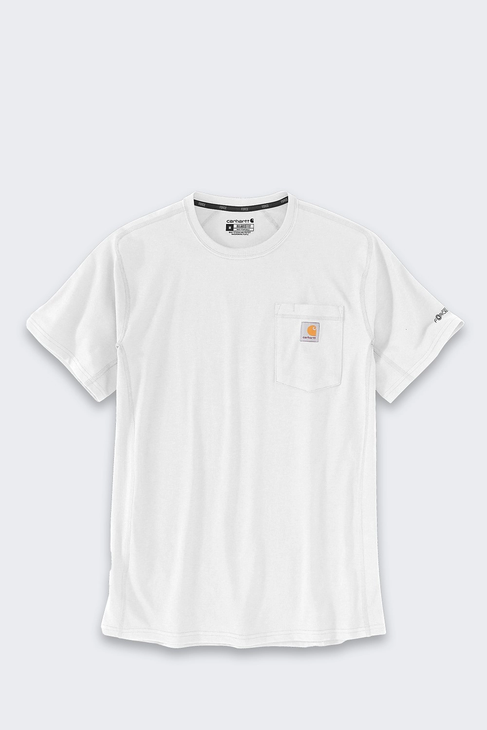 Koszulka Carhartt Force Mid Pocket White