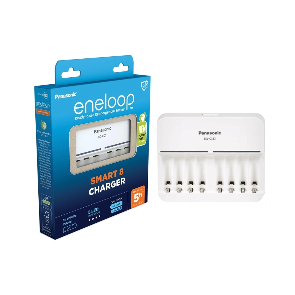 Panasonic Battery Charger ENELOOP BQ-CC63E AA/AAA