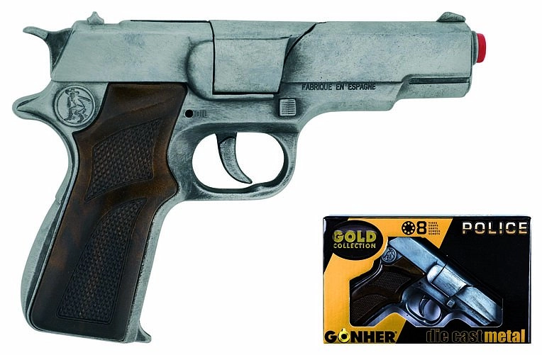 Pulio Metalowy pistolet policyjny 155125/1 GXP-657438