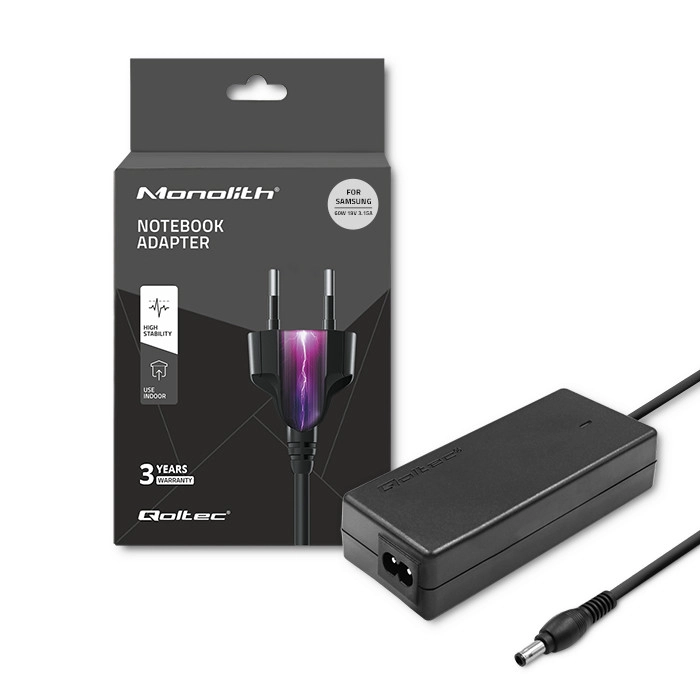 Qoltec do Samsung 60W 19V (wtyk