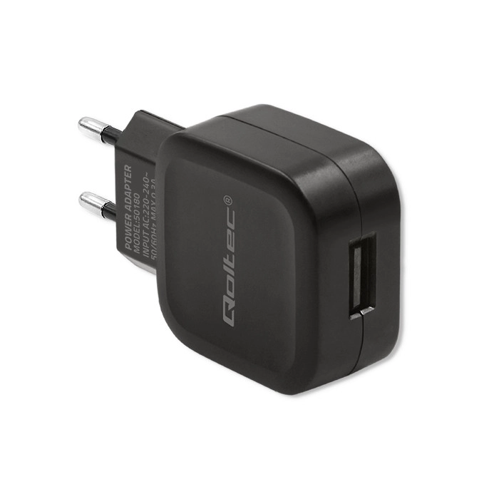 Qoltec charger 1x USB-A 2.4