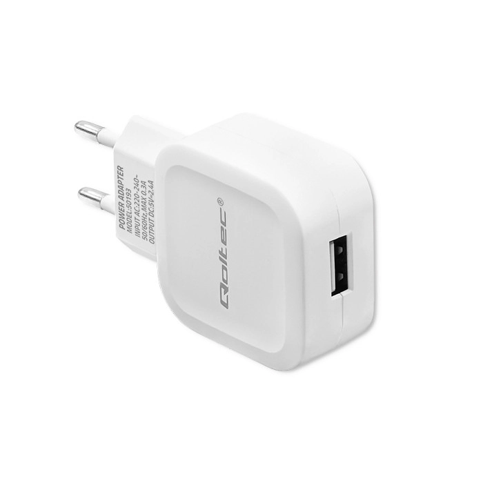 Qoltec charger 1x USB-A 2.4