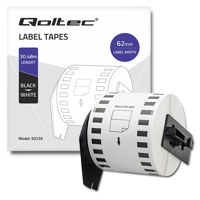 Qoltec Qoltec tape for BROTHER DK-22205