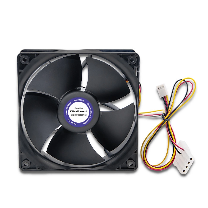 QOLTEC 50714 Wentylator ForceFan 6000 RPM