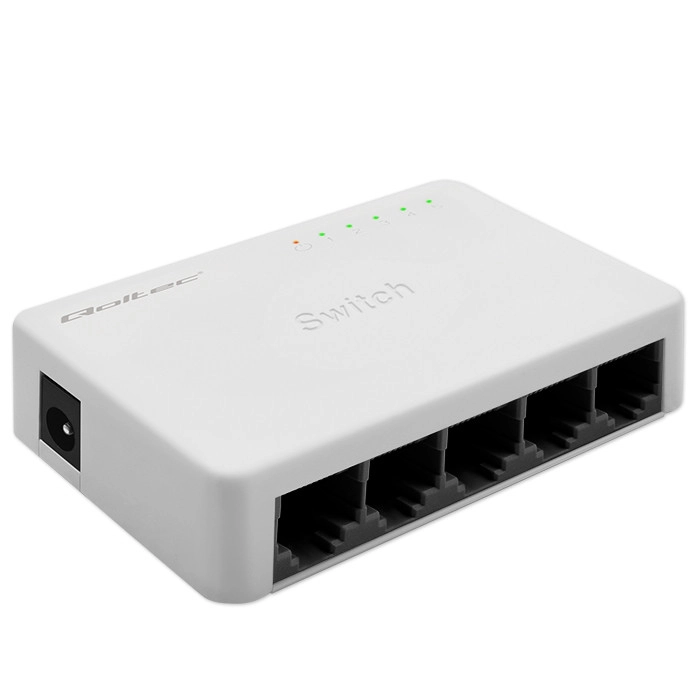 Switch Qoltec Switch niezarządzalny Qoltec przełącznik