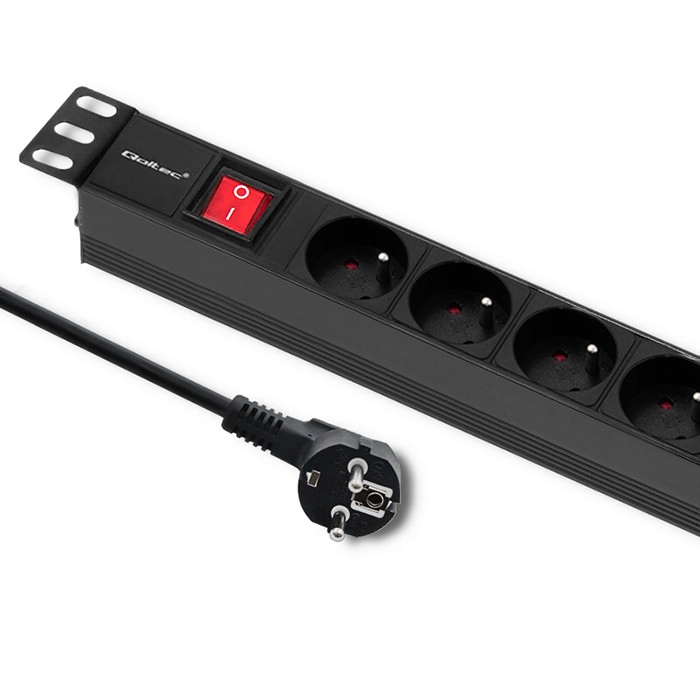 Qoltec Power strip for RACK cabinet