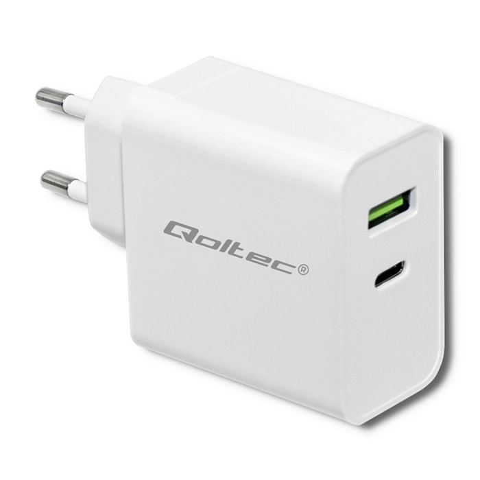 Qoltec 45W  5-20V  2.4-3A  USB