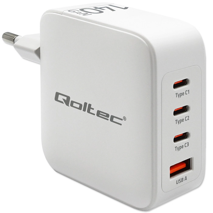 Qoltec 140W GaN 5-20V  2.5-5A