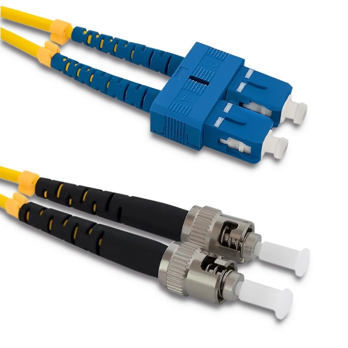 SC/UPC-ST/UPC fiber optic patch cord  SM