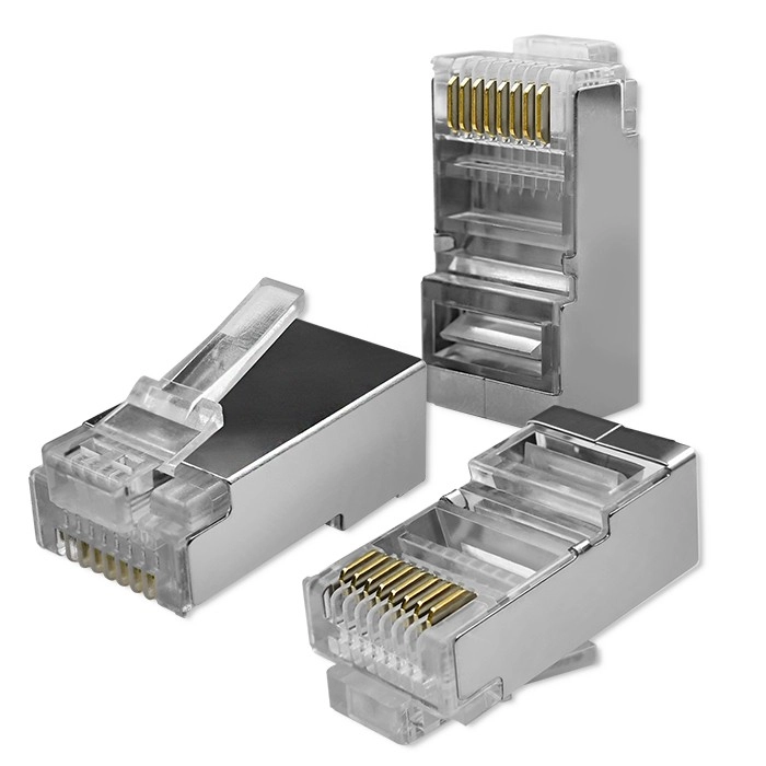 RJ45 modular connector CAT6  FTP  100pcs