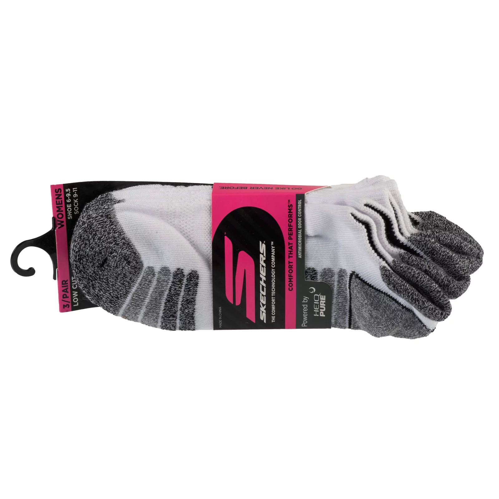 Skechers 3pk Womens Perf Grey Color