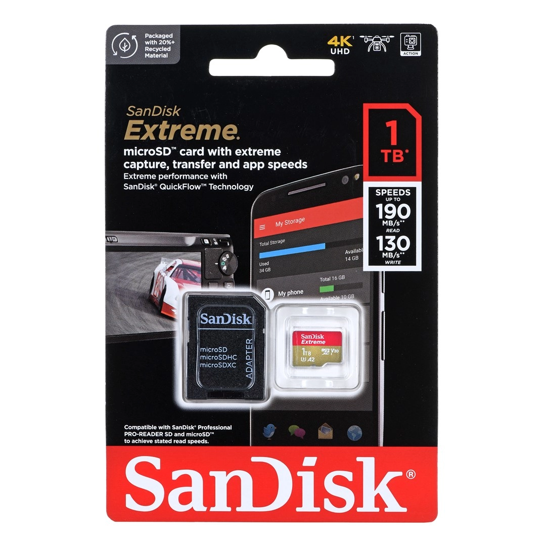 Sandisk memory card microSDXC 1TB Extreme