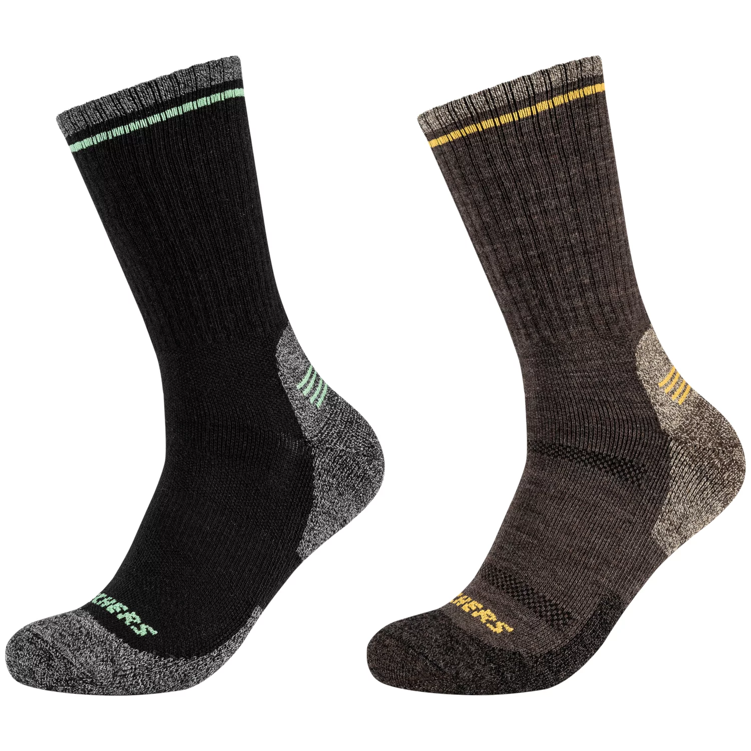 Skechers 2PPK Men Trail Wool Socks
