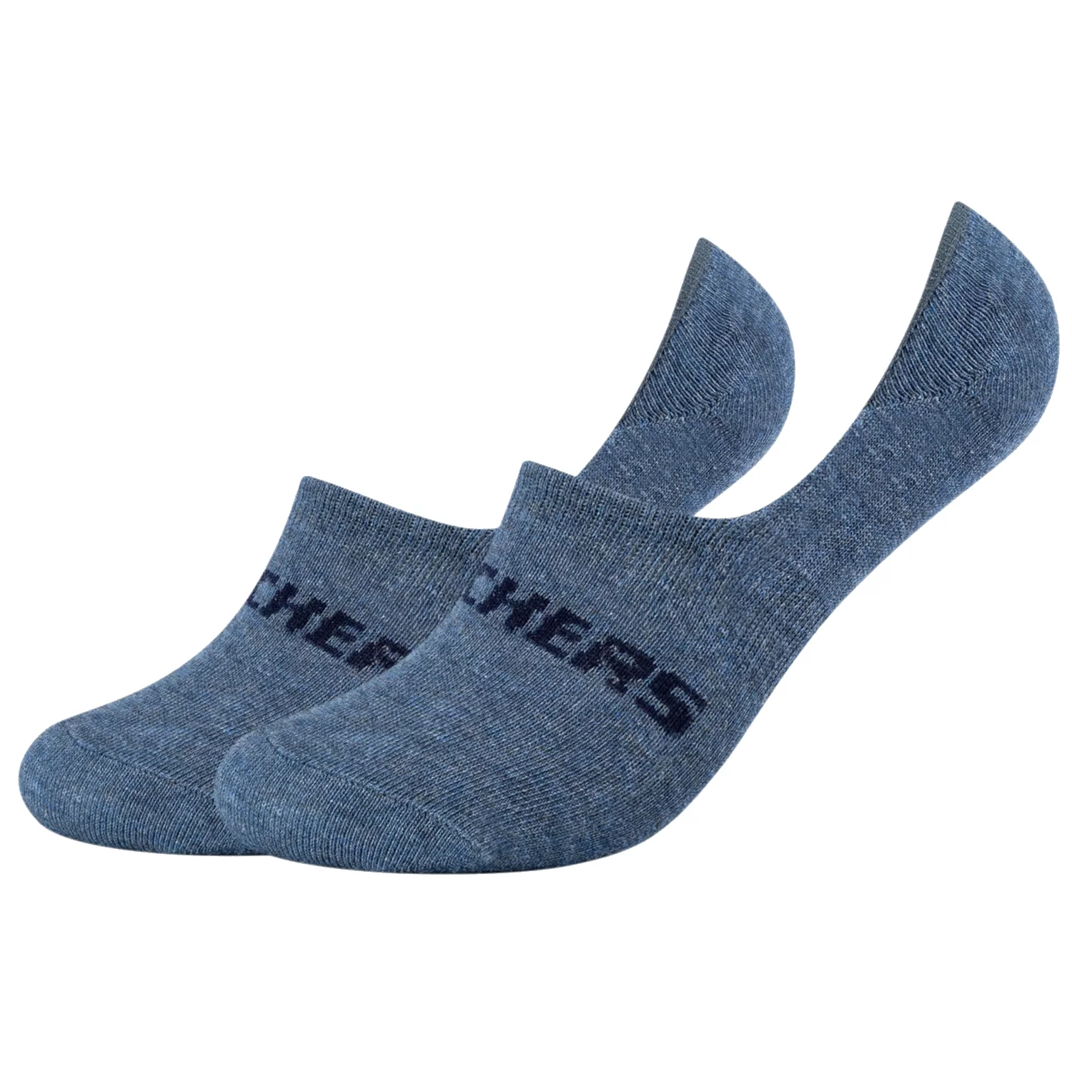 Skechers 2PPK Mesh Ventilation Footies Socks