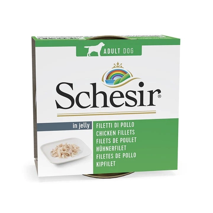 Wet food for dogs chicken in