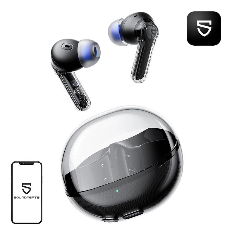 Soundpeats Clear TWS headphones (black) 6941213617637