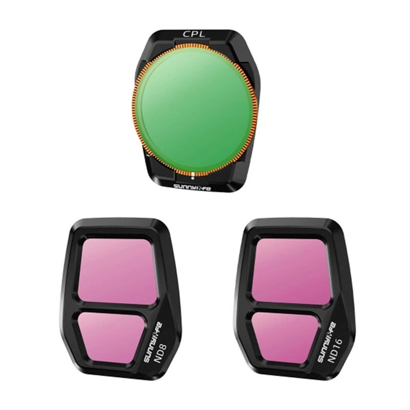 Adjustable lens filter Sunnylife A3S-FI925CPL  CPL+ND8+ND16