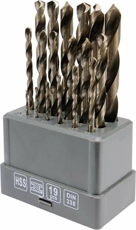STHOR WIERTŁO METAL BIAŁE KPL.19szt