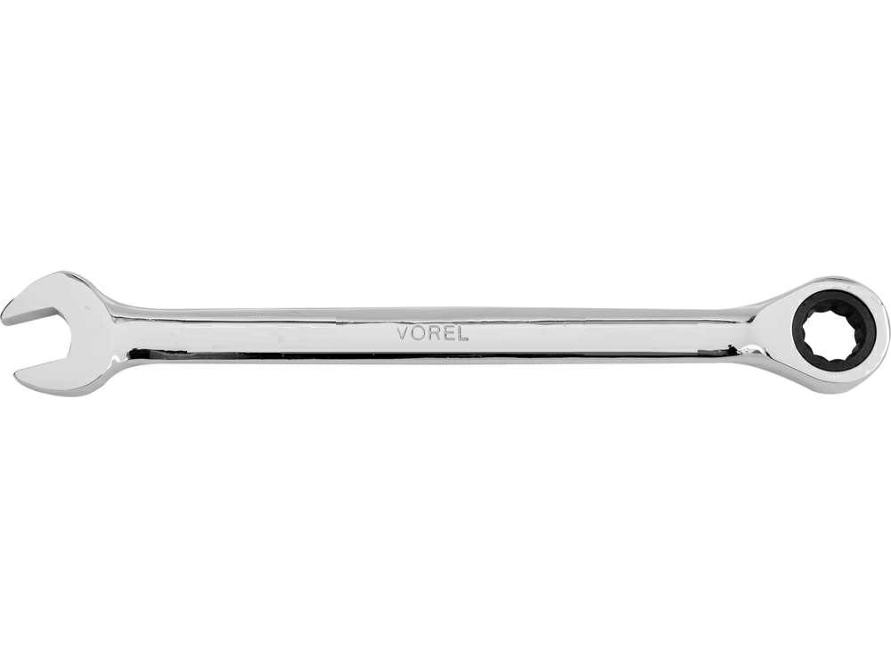VOREL OPEN WRENCH WITH RATCHET 22mm