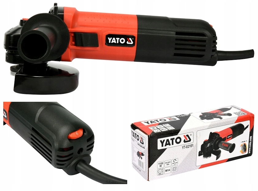 YATO ANGLE GRINDER 125mm 1100W SPEED