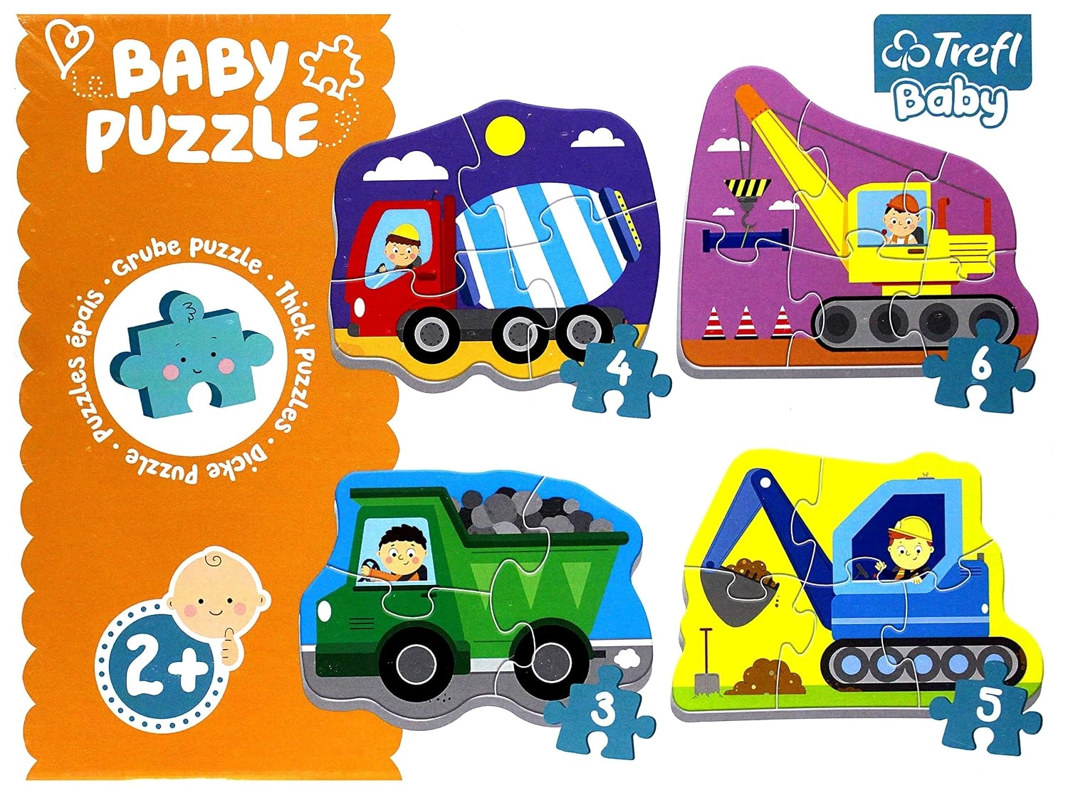 Trefl Baby Classic vehicles on the