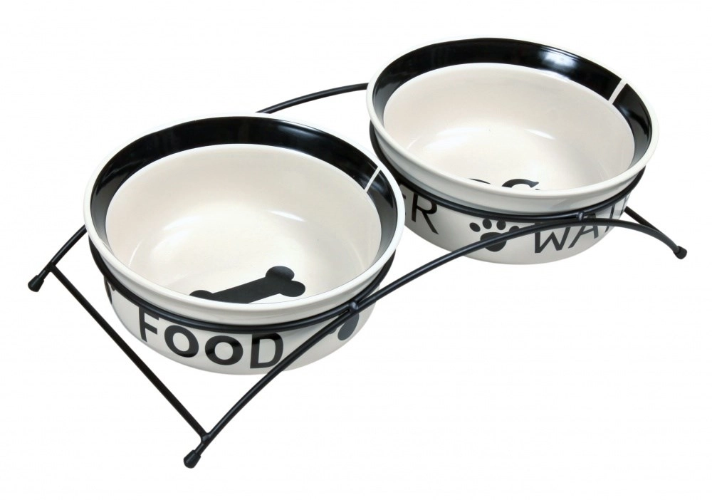 Trixie CERAMIC BOWLS ON A STAND