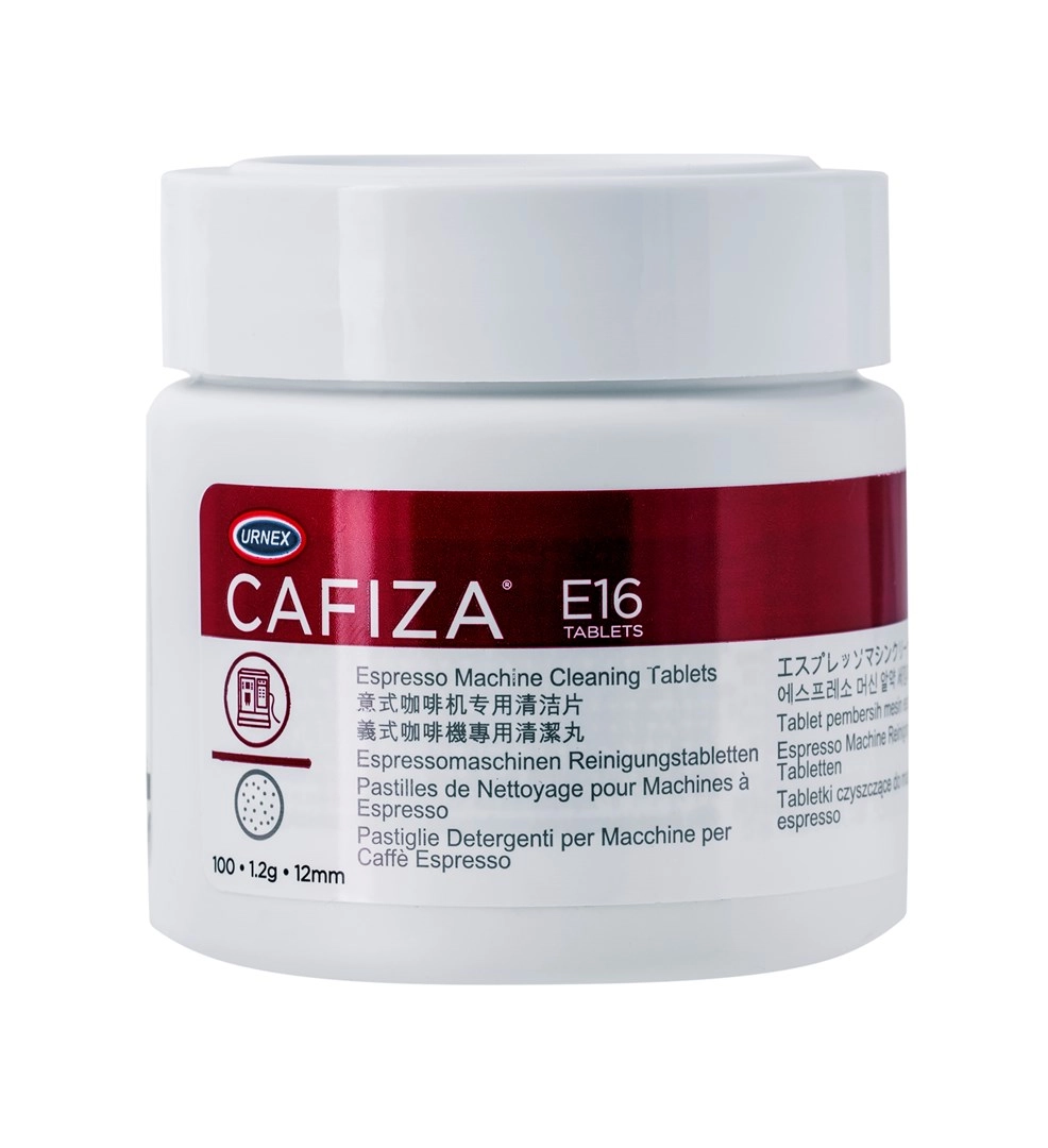 Urnex Cafiza E16 coffee machine cleaning