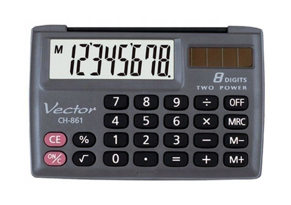 Vector KAV CH-861 pocket calculator 8
