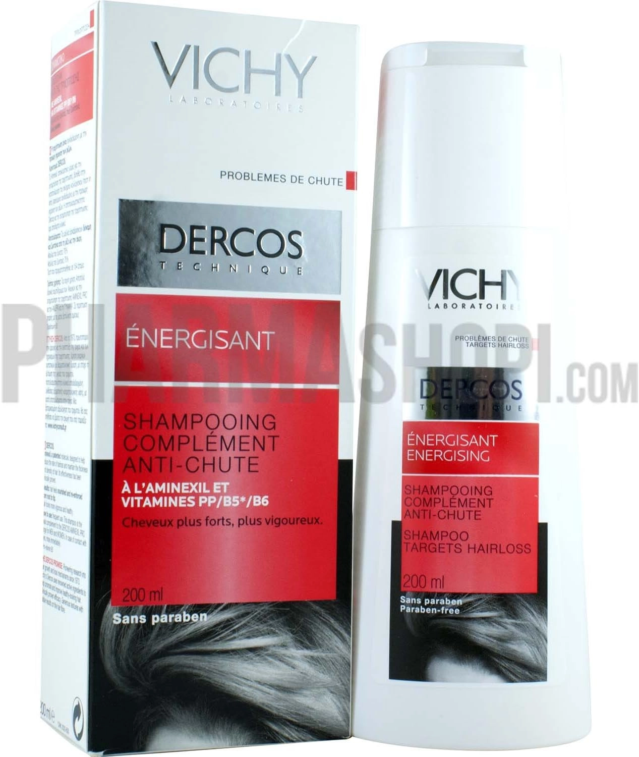 Vichy Dercos Vital Stiprinošs šampūns ar Aminexil matiem 200ml