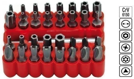Vorel Screwdriver bits  special profiles  33