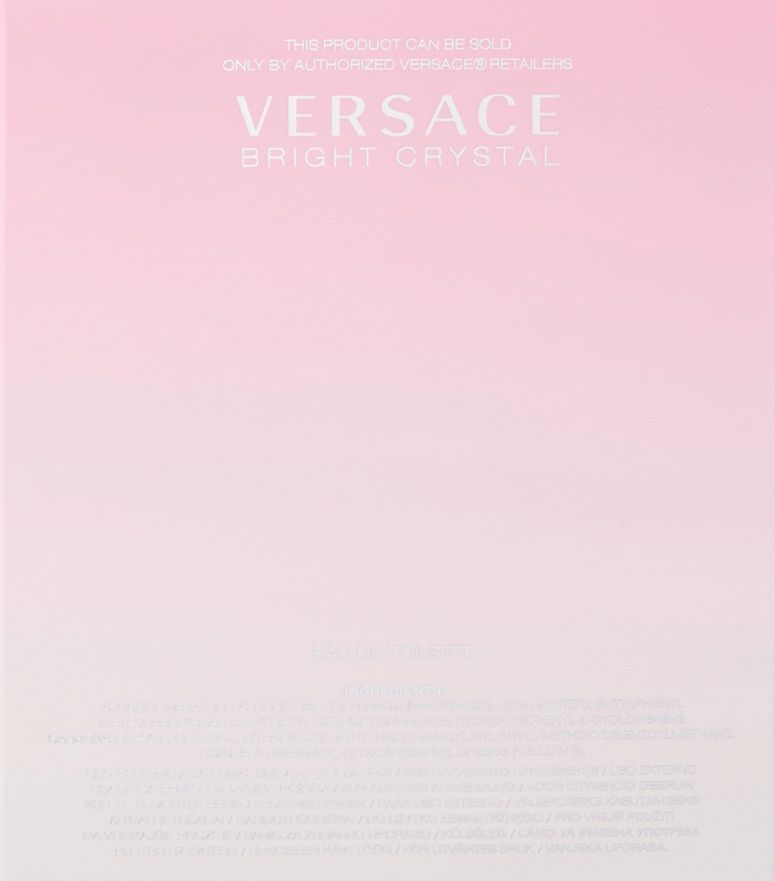 Versace - Bright Crystal EDT 90ml
