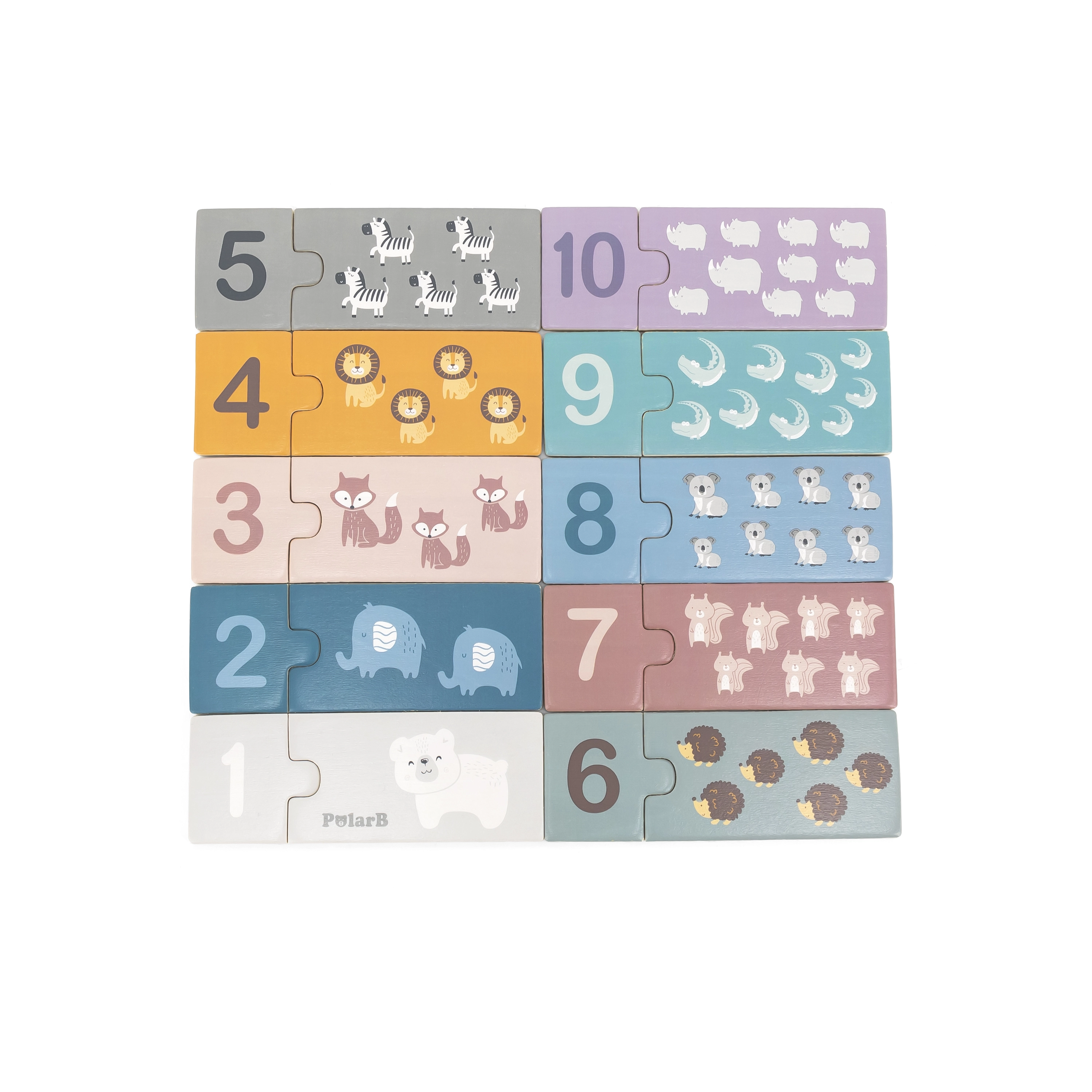 Viga Toys VIGA PolarB Wooden Number