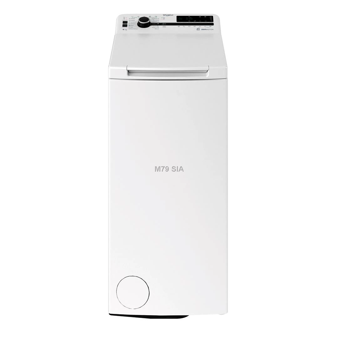 Washing machine Whirlpool from above TDLRB6252BSEU