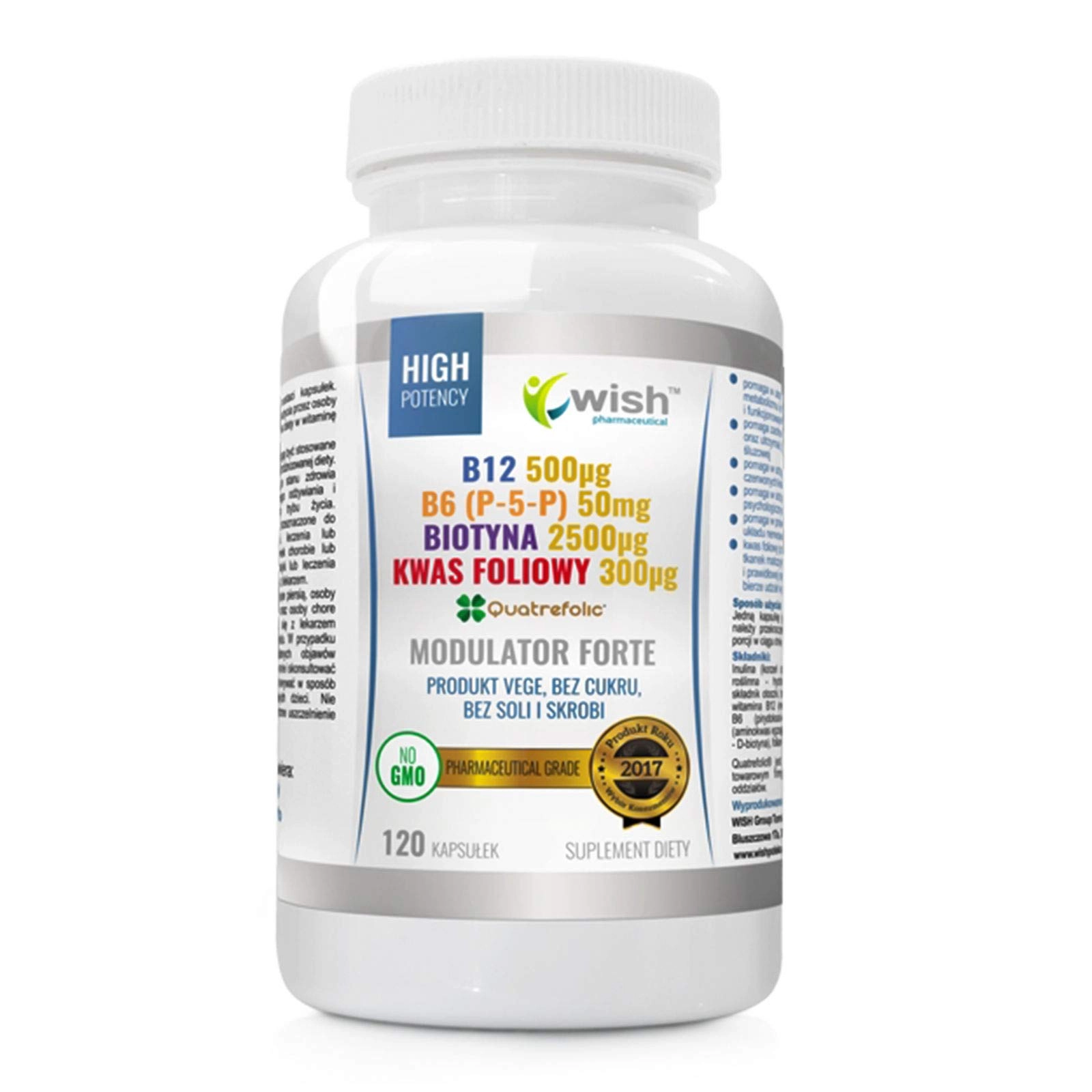 WISH_Modulator Forte kwas foliowy biotyna produkt