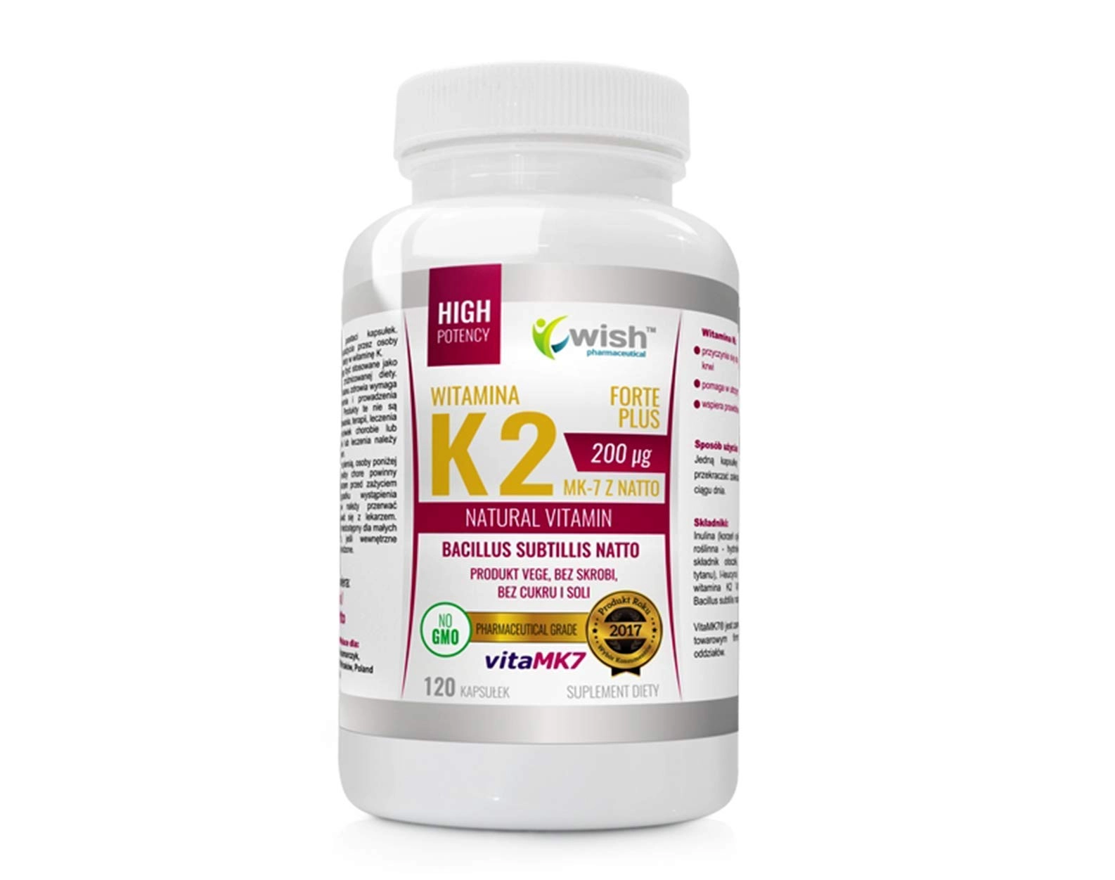 WISH_Natural Vitamins vitamin K2 vitaMK-7 200µg
