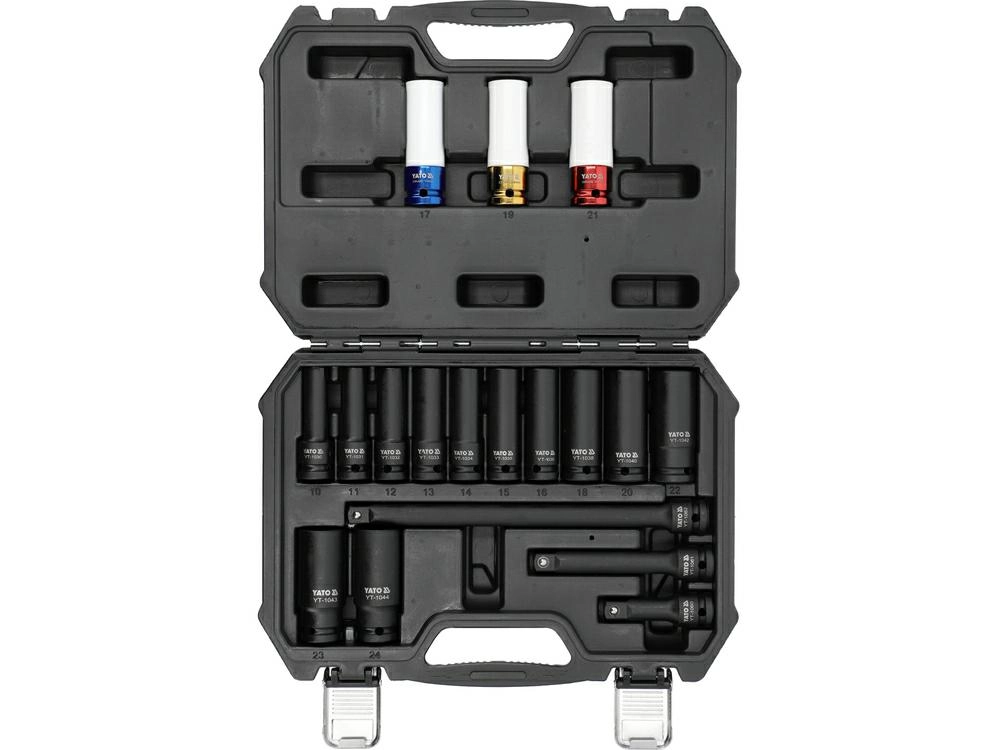 YATO ZESTAW NASADEK UDAROWYCH 1/2" 18el