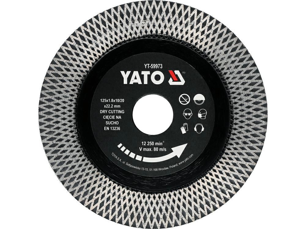 YATO TARCZA DO CERAMIKI 125mm YT-59973